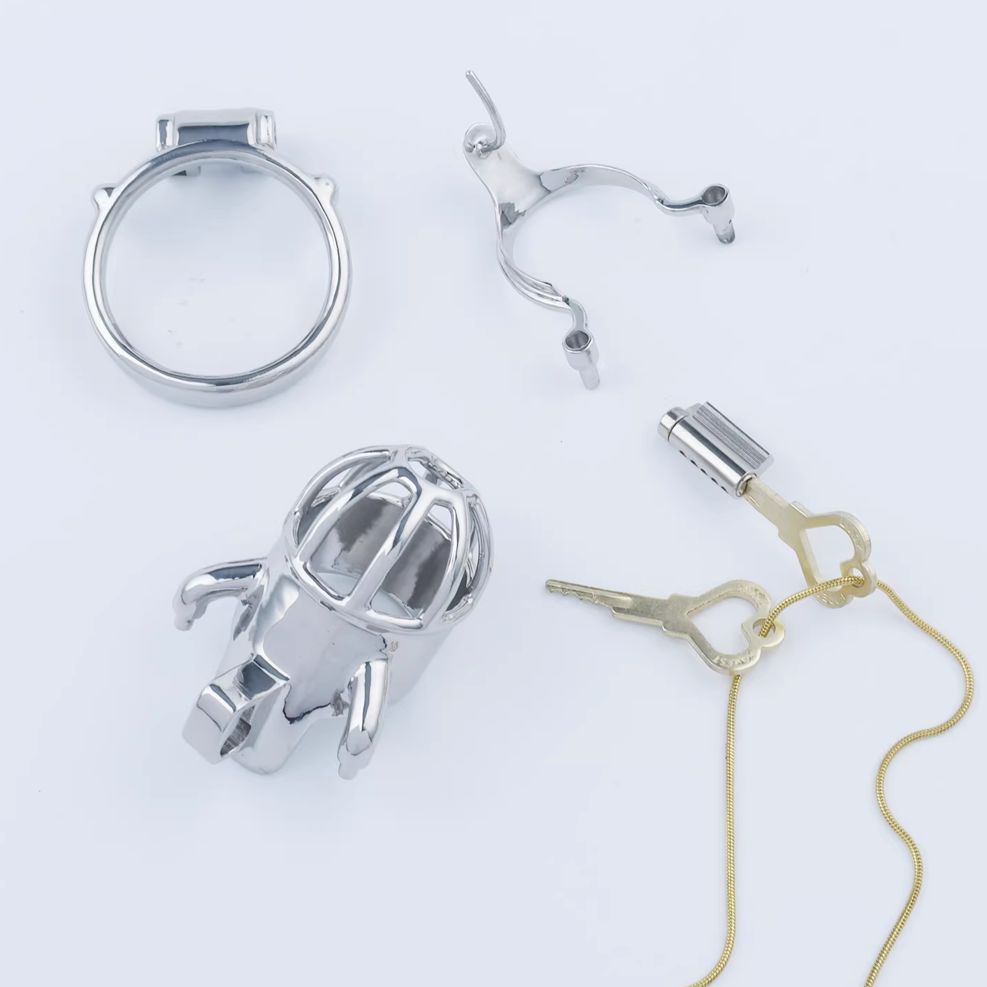 Bespoke Steel PA Chastity Cage