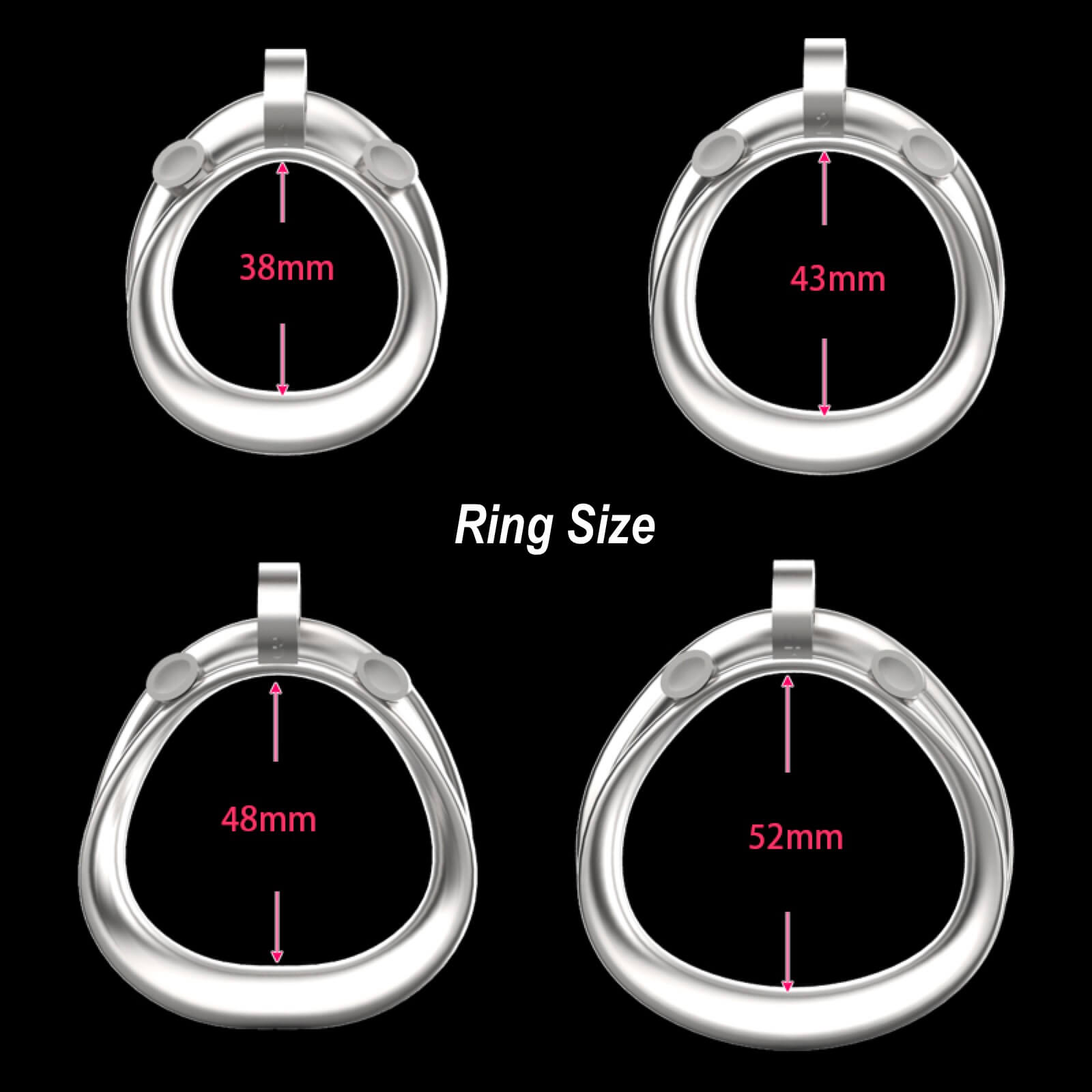 Stainless Steel Python V7.0 Chastity Ring – chastitybelt