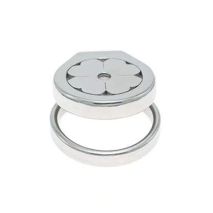 Stainless Thickened Petal Flat Chastity Cage