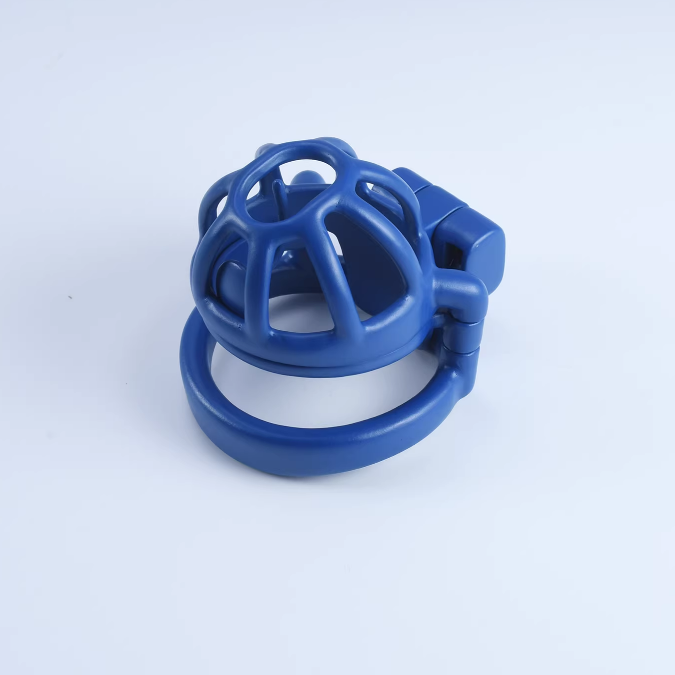 Blue Steel Cock Cage – Custom