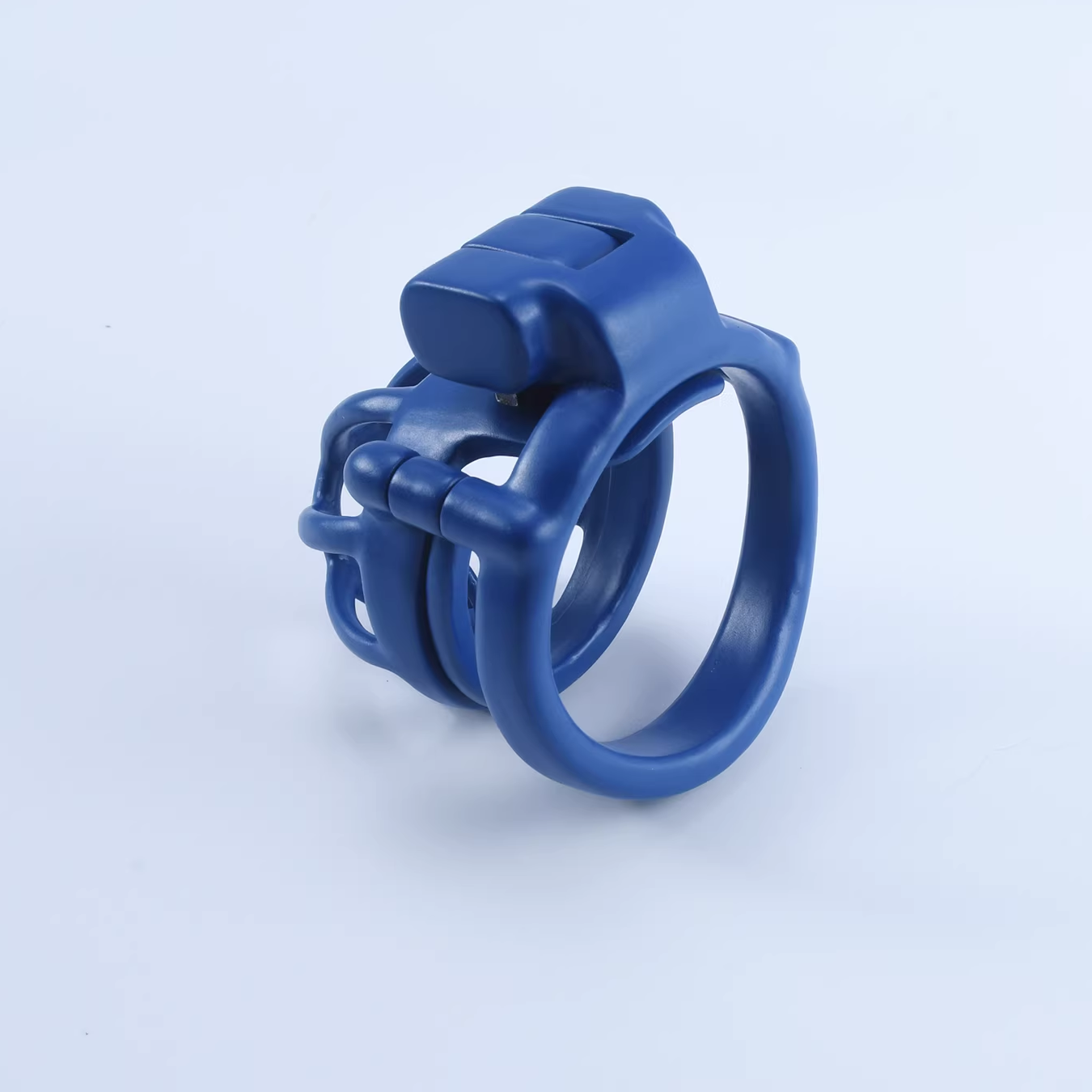 Blue Steel Cock Cage – Custom
