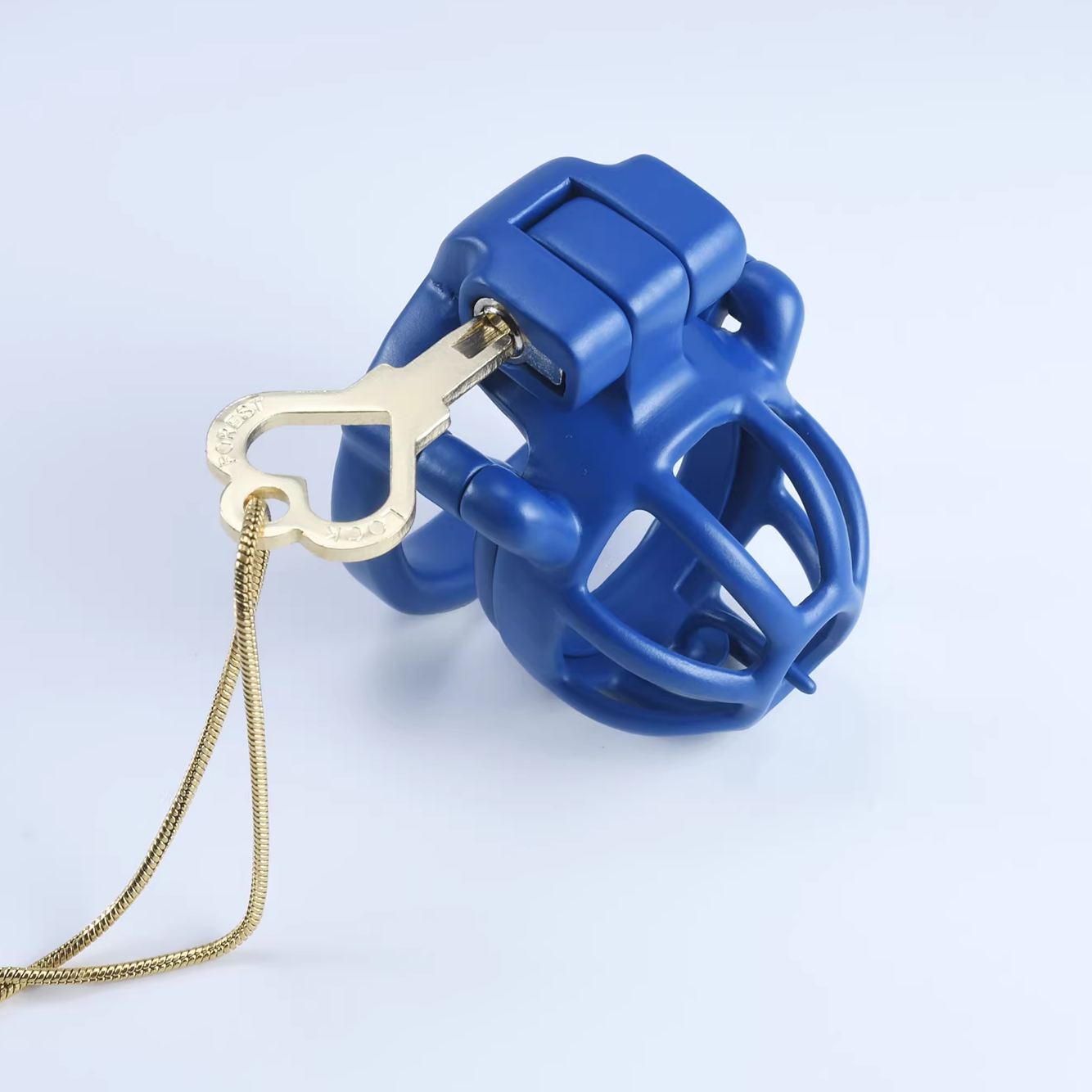 Blue Steel Cock Cage – Custom