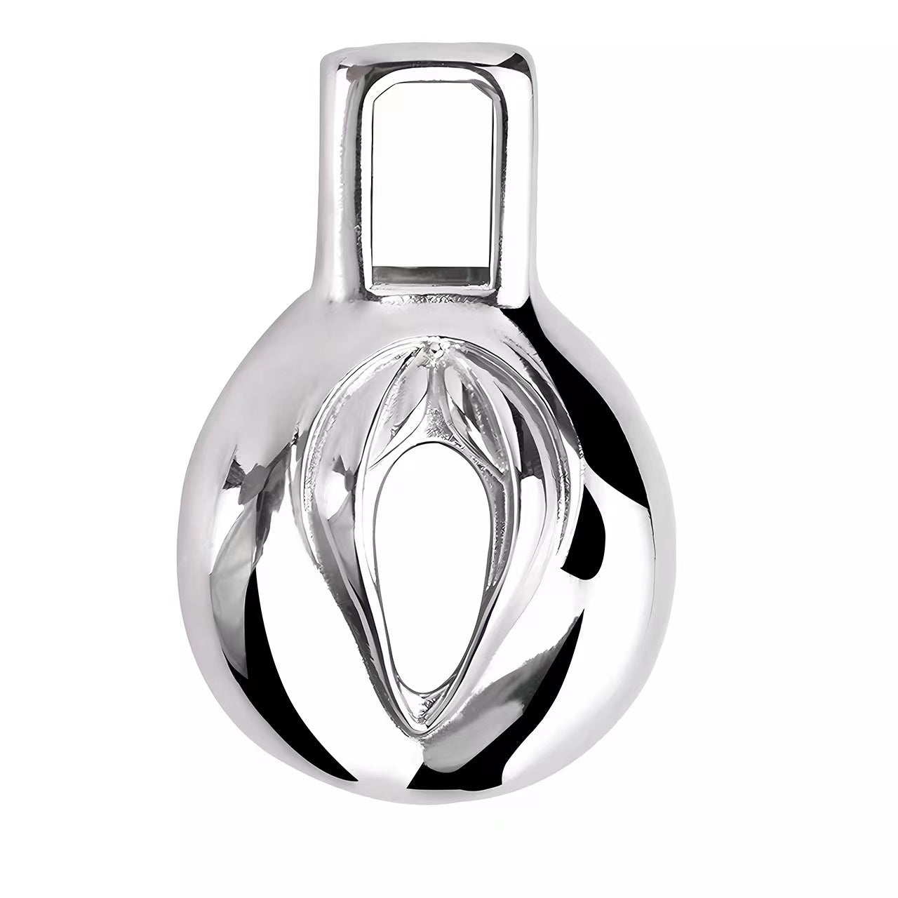 Cage de chasteté en acier avec ceinture
