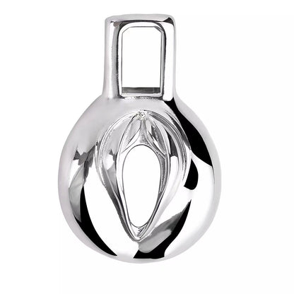 Cage de chasteté en acier avec ceinture