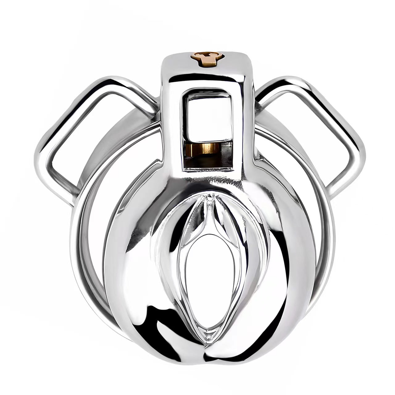 Cage de chasteté en acier avec ceinture