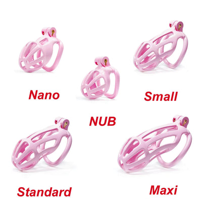 Nub Pink Stripe Cobra Chastity