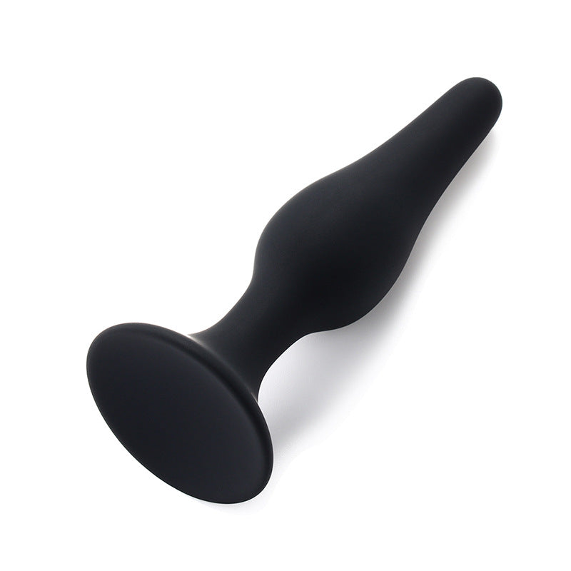 Plug anal à ventouse en silicone
