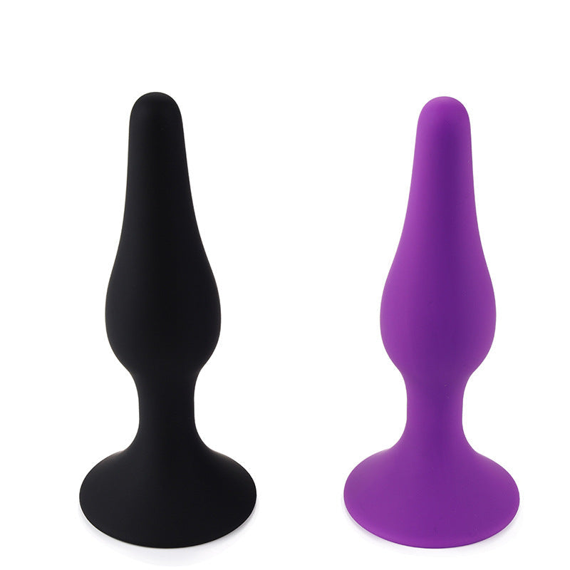 Plug anal à ventouse en silicone
