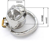 Stainless Steel Chastity Cage 2.3 Inches