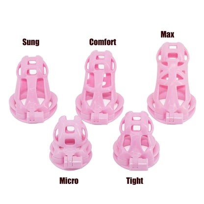 Upgraded Pink Tight Cobra 6.0 Chastity Device Kit