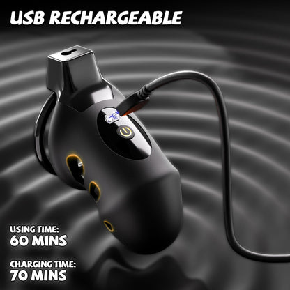 App-Controlled Vibrating Chastity Cage