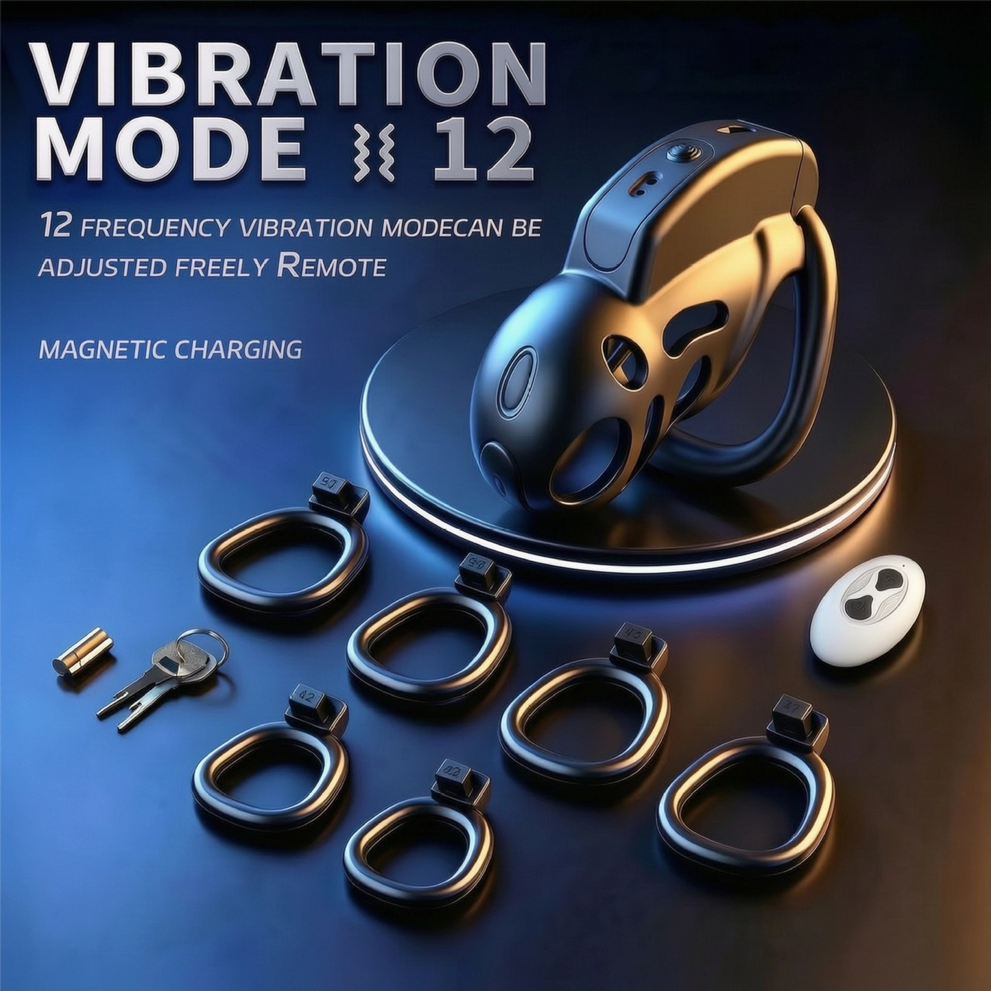 War Dragon Apex Vibrating Chastity Cage