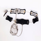 Wrapped Egg Adjustable Stainless Steel Male Chastity Belt