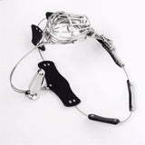 Wrapped Egg Adjustable Stainless Steel Male Chastity Belt