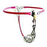 Hollowed Out Stainless Steel Male Chastity Belt