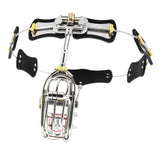 Clip Cage Stainless Steel Male Chastity Belt