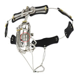 Clip Cage Stainless Steel Male Chastity Belt