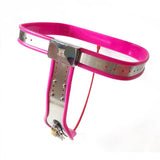 Female Adjustable Waist T Type Stainless Steel Chastity Belt