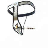 Female Adjustable Waist T Type Stainless Steel Chastity Belt