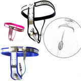 Female Adjustable Waist T Type Stainless Steel Chastity Belt