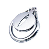 Flat Button Screw Secret Chastity Cage With Belt