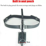 Classic Leather Male Chastity Belt Adjustable BDSM