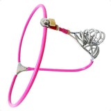 Hot Sale Pink Chastity Belt 23 inches to 43 inches Waistline