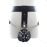 Domineering PU Leather Penis Bdsm Chastity Belt