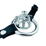 No Escape Chastity Cage with Belt